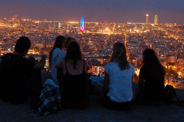 Barcelona en la noche