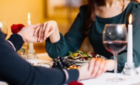 Cena romántica en Barcelona