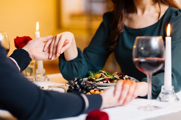 Cena romántica en Barcelona