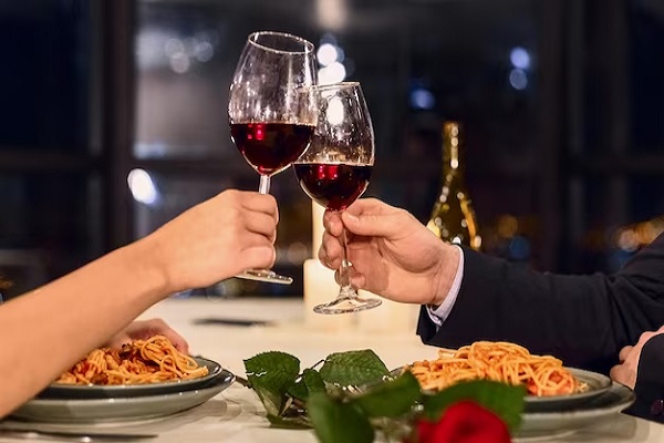 Cena romántica en Barcelona