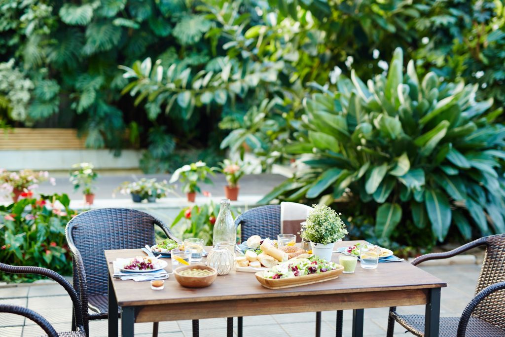 Restaurantes con jardín en Barcelona